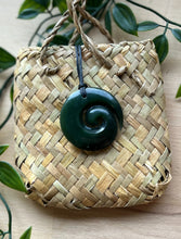Load image into Gallery viewer, Open Koru Pounamu (Greenstone) 4cm