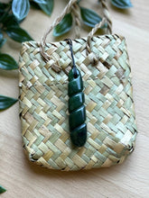 Load image into Gallery viewer, Poutama Roimata Pounamu (Greenstone) 6cm