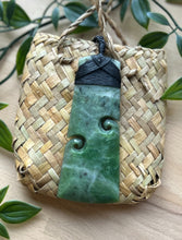 Load image into Gallery viewer, Double Koru Toki Pounamu (Greenstone) 9cm
