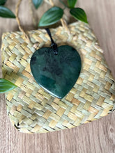 Load image into Gallery viewer, Heart Pounamu (Greenstone) 5cm
