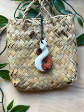 Load image into Gallery viewer, Pikorua Pendant with Wood

