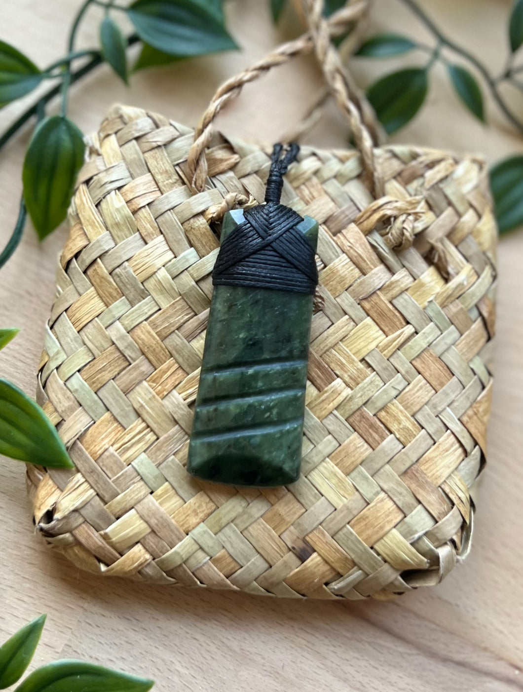 Toki Poutama Pounamu (Greenstone) 6cm