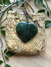 Load image into Gallery viewer, Heart Pounamu (Greenstone) 5cm
