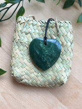 Load image into Gallery viewer, Heart Pounamu (Greenstone) 5cm
