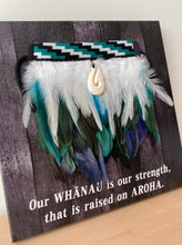 Load image into Gallery viewer, Mini Korowai on Canvas
