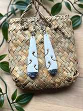 Load image into Gallery viewer, Drop Earrings with Pāua
