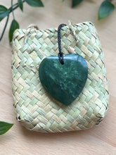Load image into Gallery viewer, Heart Pounamu (Greenstone) 5cm
