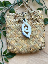 Load image into Gallery viewer, Pikorua and Koru Pendant with Pāua
