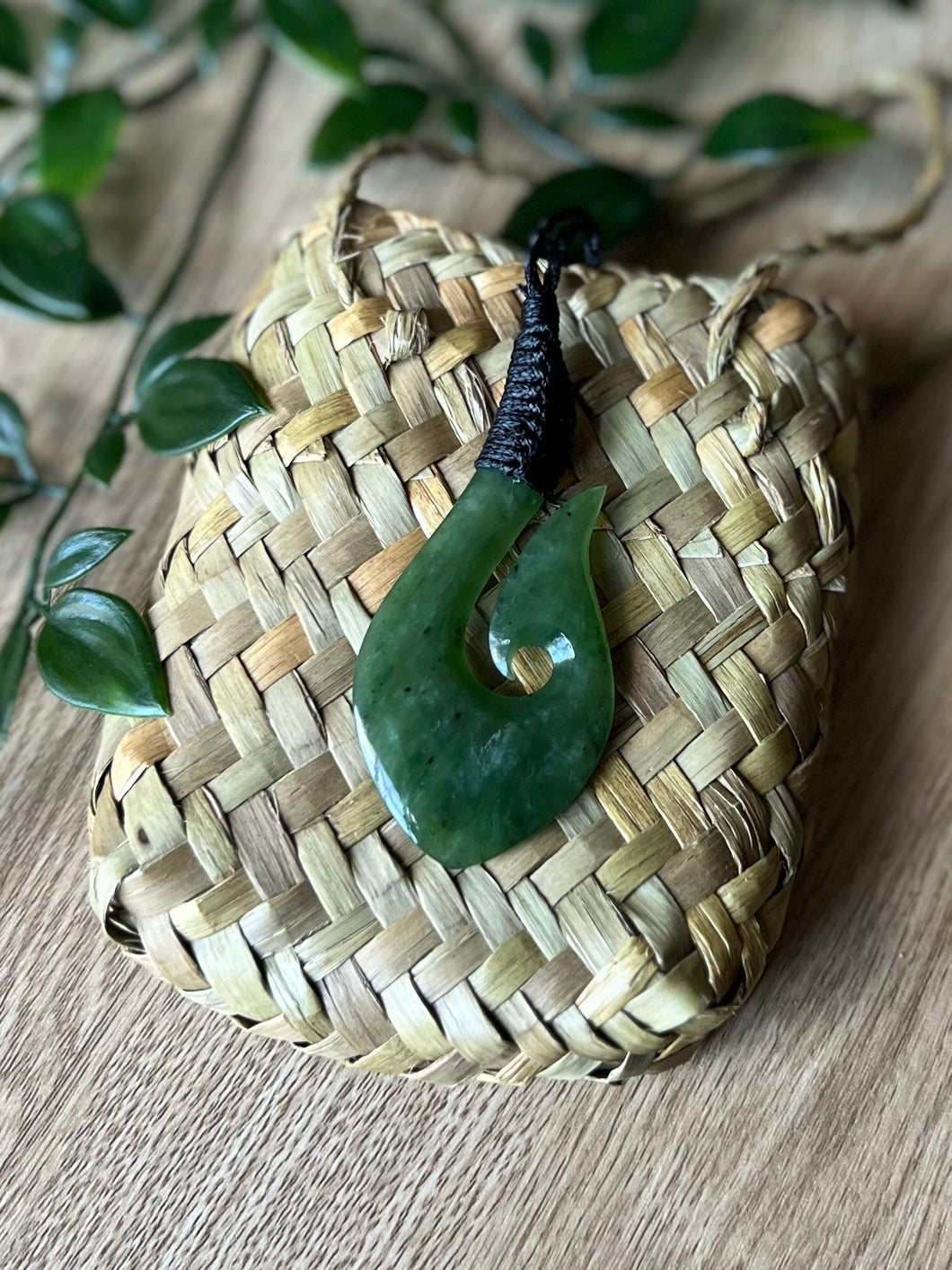 Hei Matau/Hook Pounamu (Greenstone) 7cm