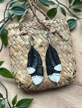 Load image into Gallery viewer, Huia Feather Earrings
