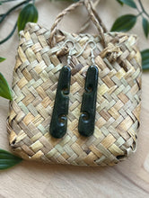 Load image into Gallery viewer, Double Koru Pounamu (Greenstone) Earrings
