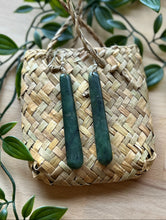 Load image into Gallery viewer, Pounamu Earrings (Greenstone) 7cm
