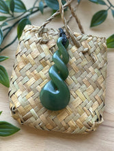 Load image into Gallery viewer, Pikorua Pounamu (Triple Twist Greenstone) 7.5cm
