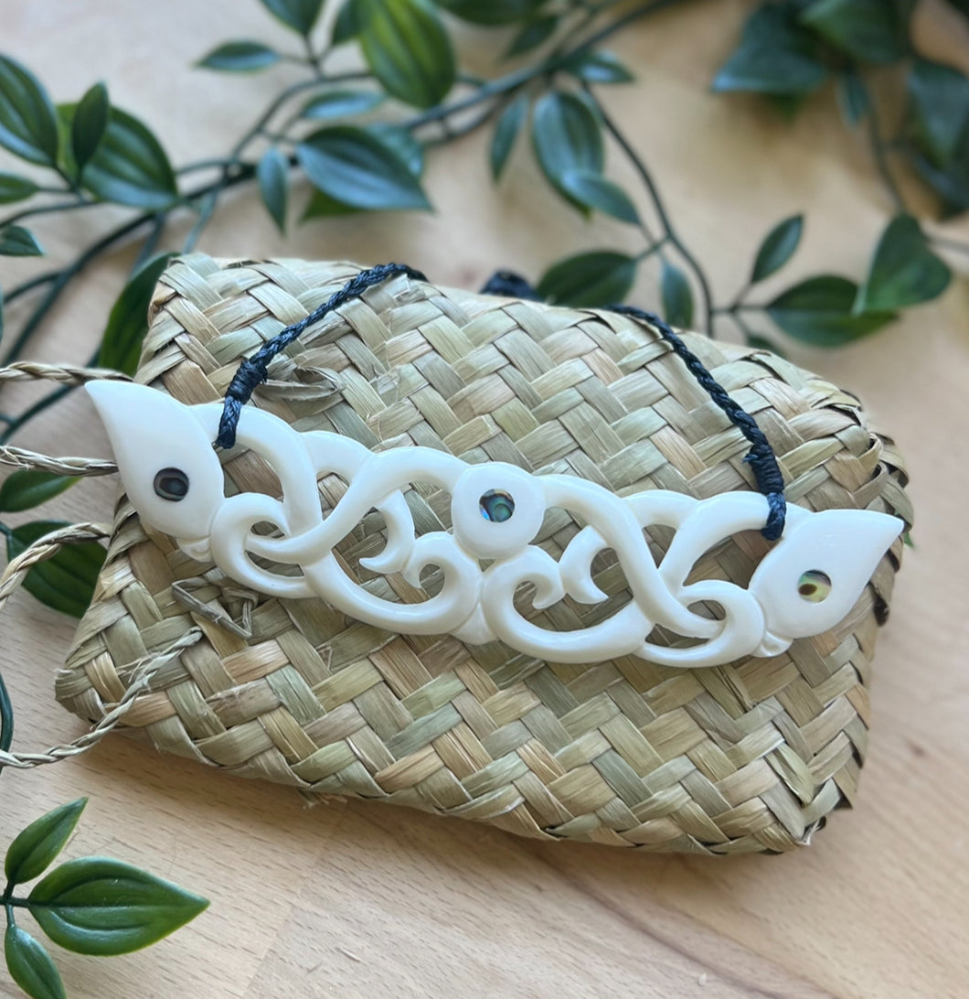 Double Manaia with Koru Detail Chestplate