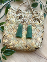 Load image into Gallery viewer, Pounamu (Greenstone) Earrings - Small
